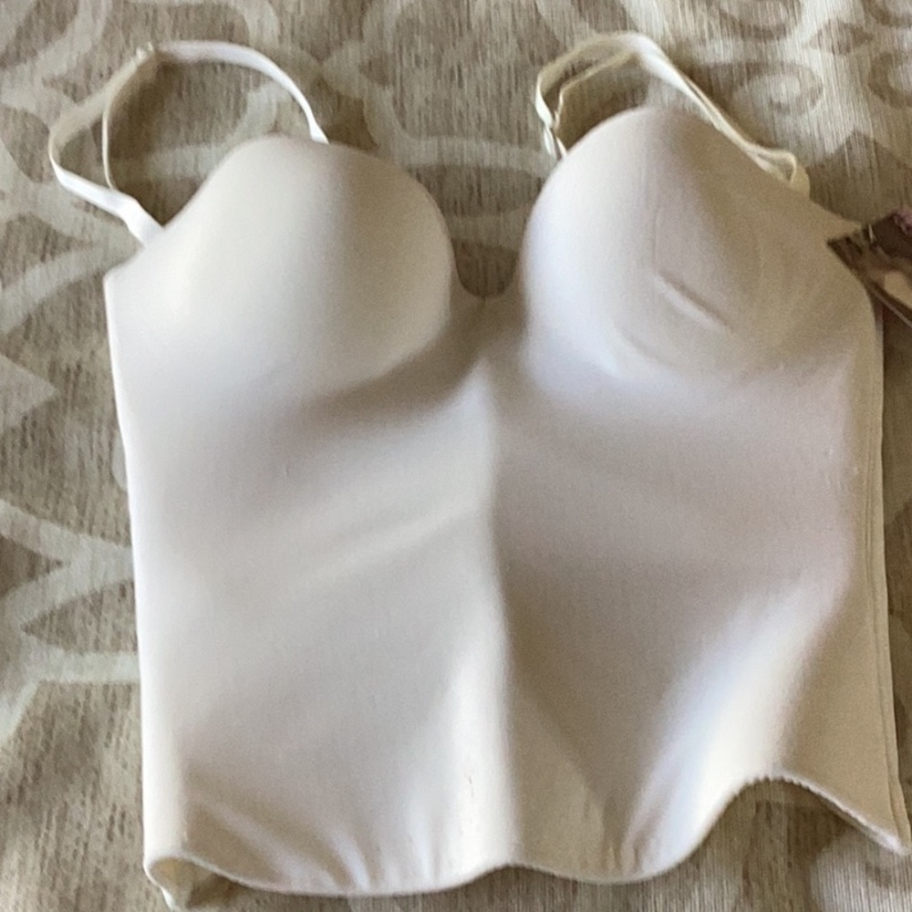 Women's White Bustier Top